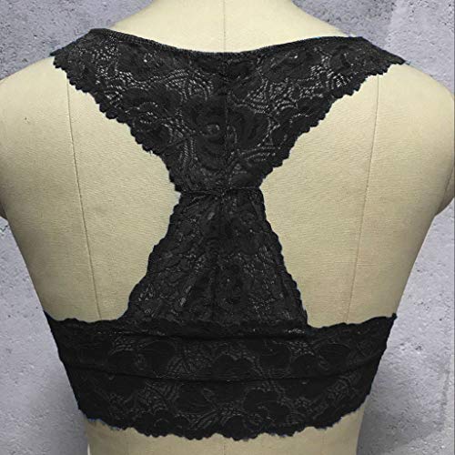 Blingko Sport BH Push Up Damen, Gepolstert Cup Comfort Bra Bralette Vest Frauen Büstenhalter Training Bra Dessous… – Bild 3