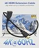 Cable Extensor HDMI 4K 1.5m, Paquete de 5, Extensor HDMI 4K@60Hz 2K@144Hz | Macho a Hembra HDMI 2.0 con HDR, ARC, HDCP 2.2 Cl3 para Fire TV Stick, Roku TV, Soundbar, Switch, Splitter, PS5/PS4, Xbox 8