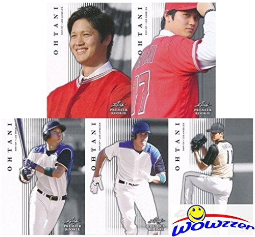 SHOHEI OHTANI 2018 Leaf Premier Rookie EXCLUSIVE FIVE(5) Card ROOKIE Set Los Angeles Dodgers! Special Limited Edition MINT ROOKIE Set of Japan’s Babe Ruth! Shipped in Ultra Pro Top Loaders! WOWZZER!