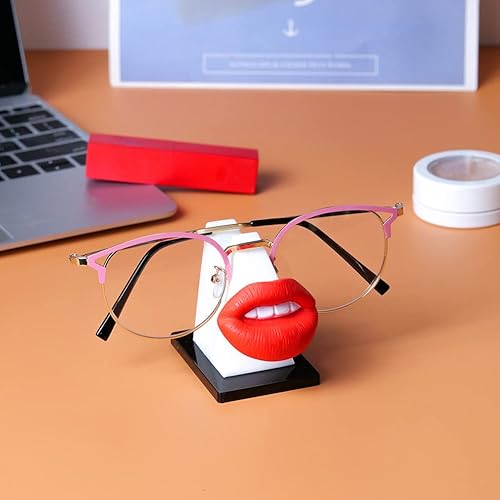 Miniatura 4 de Hotlips - Soporte de exhibición para lentes de sol, lentes de sol, forma de nariz, pedestal, labios de sonrisa
