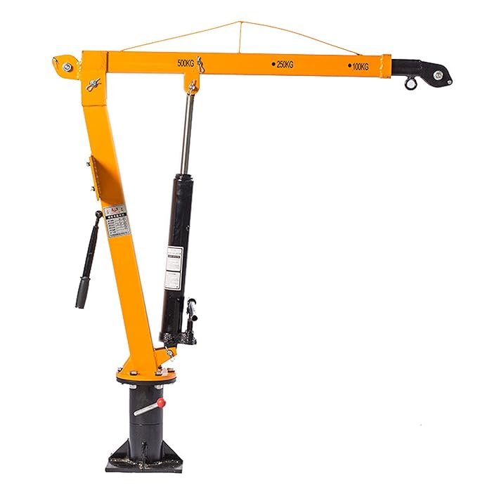 Buy QILIN 0.5 Ton Hydraulic Truck Cranes, Folding Air Hydraulic Engine