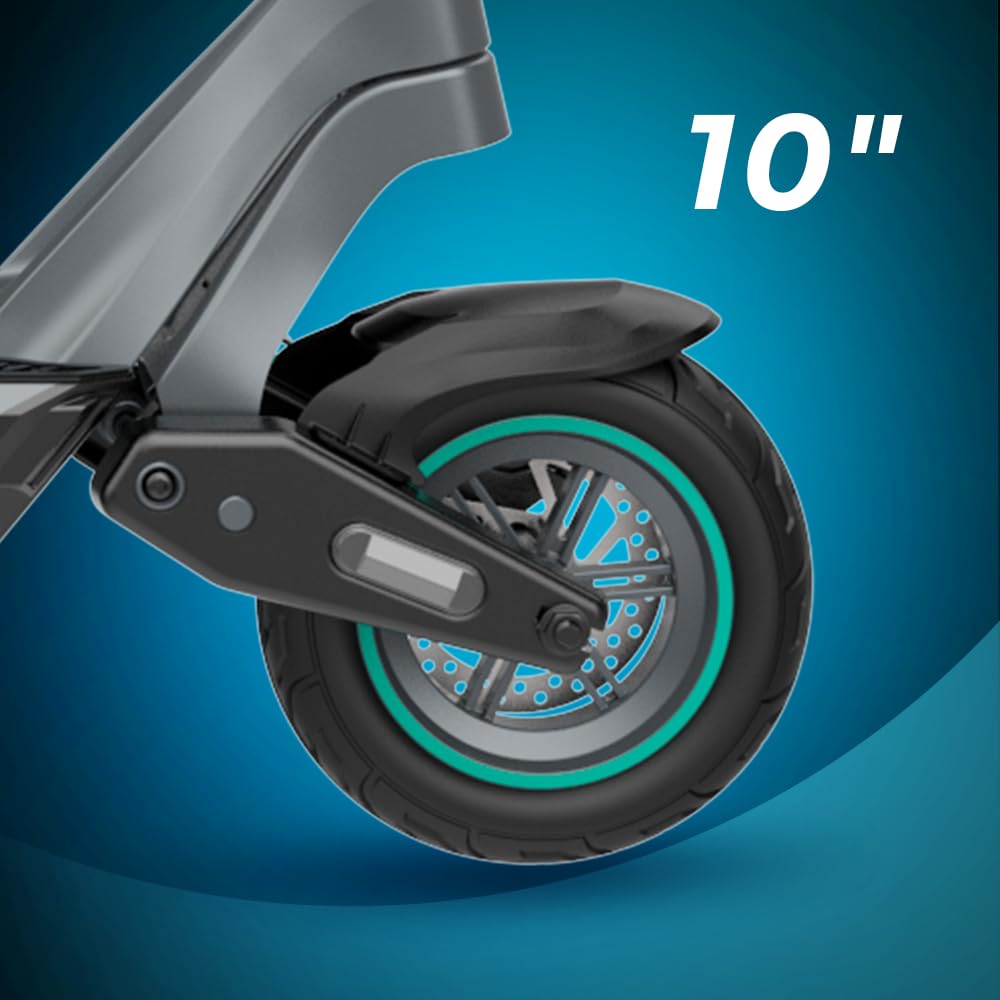 Cecotec Patinete eléctrico Bongo Serie Y45, Motor 750 W (350 W Nominal), Autonomía de 45 km, Tracción Trasera, Ruedas 10", e-ABS, Doble suspensión, Homologado según normativa española.