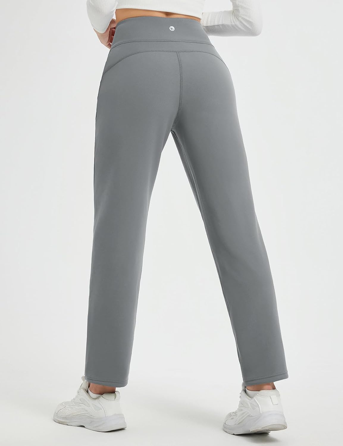 baleaf Women's Fleece Lined Pants Winter Warm Thermal Water Resistant High Waisted Travel Pants Thick Pants Work Golf Casual - Image 2