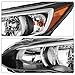 TUSDAR Headlight Assembly Set for 2017-2022 Subaru Impreza Headlamp Passenger and Driver Side,OE Style