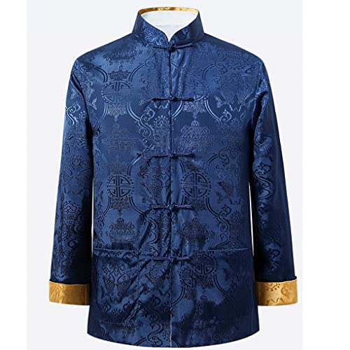 Kung Fu Jacket Both Sides Wear Clothing Men Embroidery Tang Suit Men Chinese Hanfu Coat Traditional Chinese Clothing3
