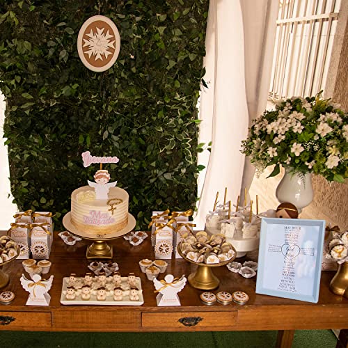 Hamuiers Baby Baptism Gifts For Boy Or Girl, Christening Gifts Baby Dedication Gift Baptism Frame God Bless Nursery Decor, White Frame #TOP6