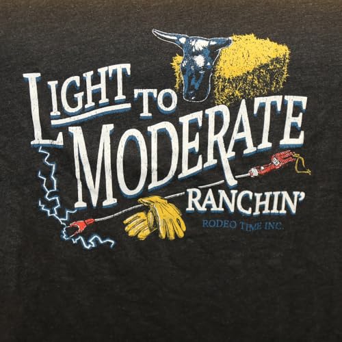 Rodeo Time Dale Brisby Light to Moderate Ranchin T Crew Neck T-Shirt3