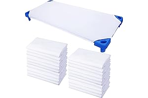 20 Pcs Daycare Cot Sheets - Comfort Essential for Little Dreamers