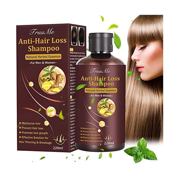 Hair-Growth-Shampoo-Hair-Loss-Shampoo-Hair-Thickening-Shampoo-Helps-Stop-Hair-Loss-Grow-Hair-Fast-Hair-Loss-Treatment-for-Men-Women-220mL Hair Growth Shampoo, Hair Loss Shampoo, Hair Thickening Shampoo, Anti-Thinning Shampoo, Hair Growth-Thickening Shampoo, Hair Loss Treatment, for Stop Hair Loss, Grow Hair Fast, Men & Women, 220ML