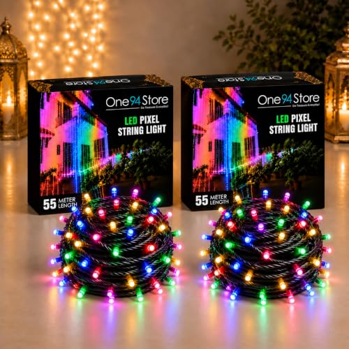 One94Store Store One94Store 55m Multicolor Rice Lights (Pack of 2) - Image 2