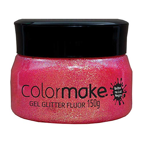 Gel Glitter Fluor Pink 150G, Colormake