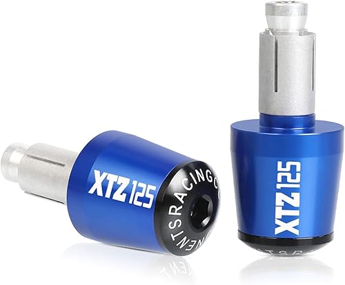 Miniatura 10 de Extremos de barra de mango de motocicleta para Yamaha XTZ125 XTZ 125 2021 2022 2023 78 pulgadas 22MM Agarres Tapas antivibración Silder Plugs