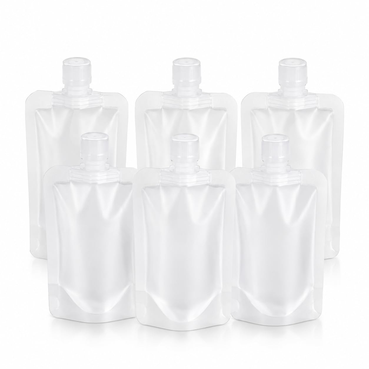 Travel Squeeze Bottle Set 6 Pcs 30ml Refillable Toiletry Containers Leakproof Portable Squeeze Pouches for Shampoo Lotion Conditioner Cream Body Wash Cosmetic Travel Accessories-image-31