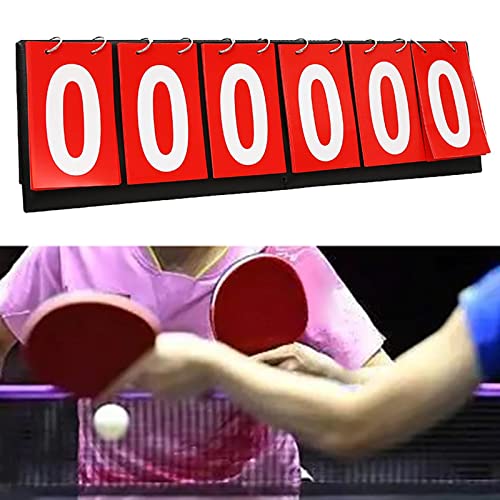 Marcador portátil de mesa 6 dígitos para deportes miniatura 4