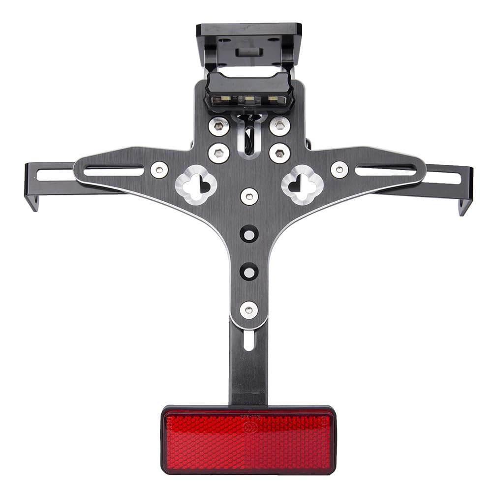 DDGBERFP For Z1000 2010-2013 Motorcycle License Plate Holder With Turn Signal Tail Tidy Mudguard Eliminator