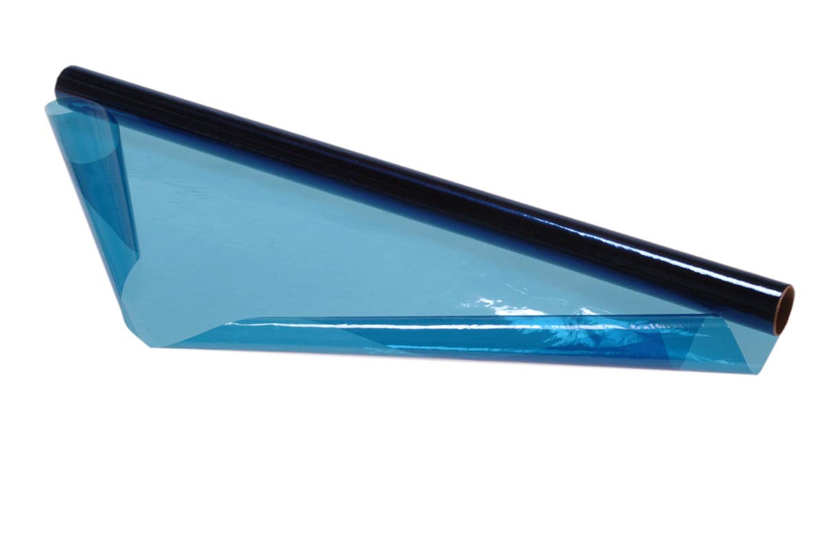 Bright Ideas Cellophane Wrap Rolls Gift Wrapping Cellophane for Florist Bouquet Gift Hamper Basket Wrapping, Scrapbooking Assortment, Cellophane Blue 50cm x 4.5m Colourfast Acid Free