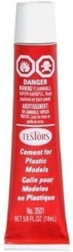 Testors TES3512A Cemento modelo de plástico, cardado, 5/8oz
