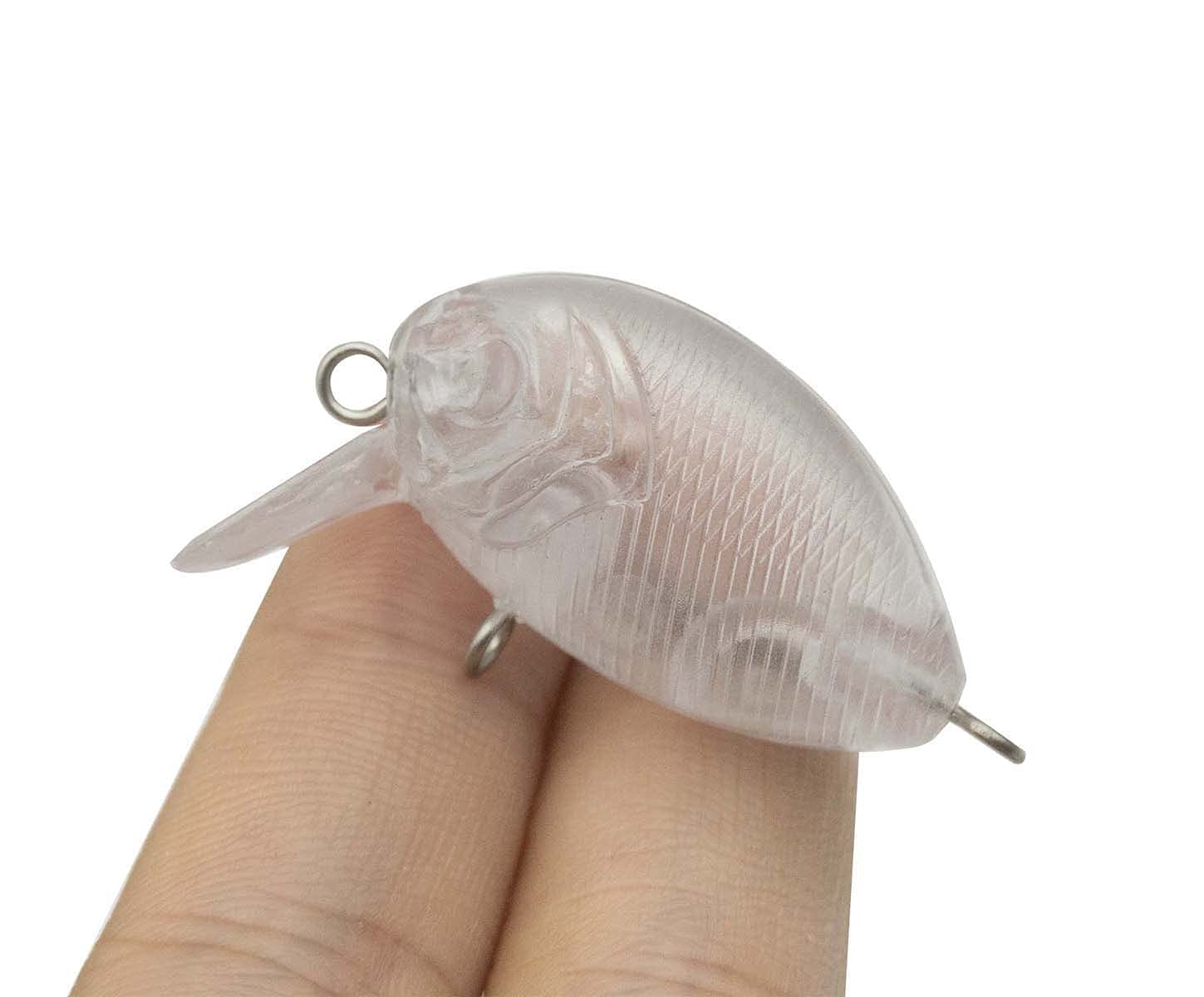 Free Eye 10pcs Unpainted Crankbait Lures | 54mm 3g Blank Hard Baits For Trout, Salmon Topwater Fishing