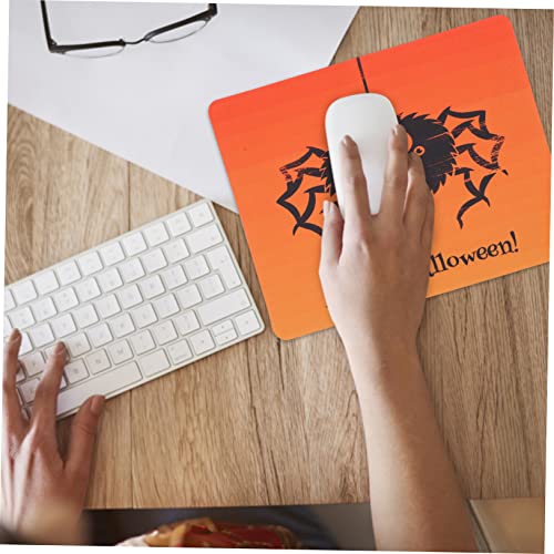 Tapis de souris non gaming Halloween Lurrose pour ordinateur et bureau