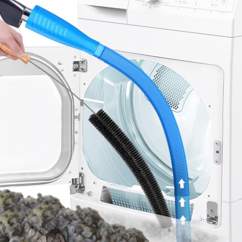 Sealegend Dryer Vent Cleaner Kit with Vacuum Hose Attachment & Brush Blue
