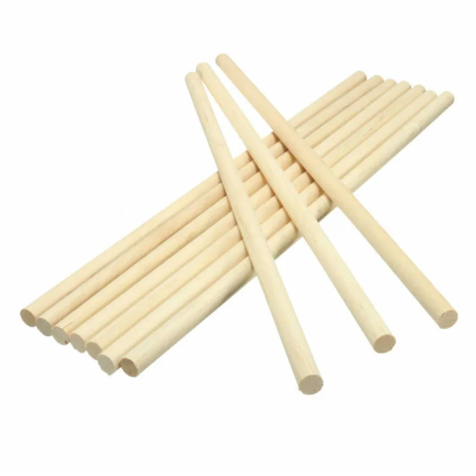 VHJdtE Handcrafted wooden sticks, 10Pcs Pine Round Wooden Rods Counting Sticks Educational Dowel Building Model Woodworking Crafts(5mm)