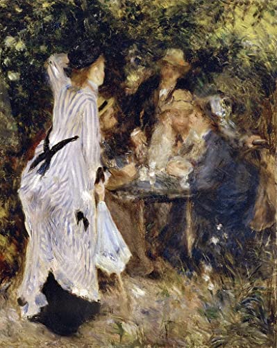 Tableau Impression d'art Renoir Dans le jardin du Moulin Galette 60x90cm