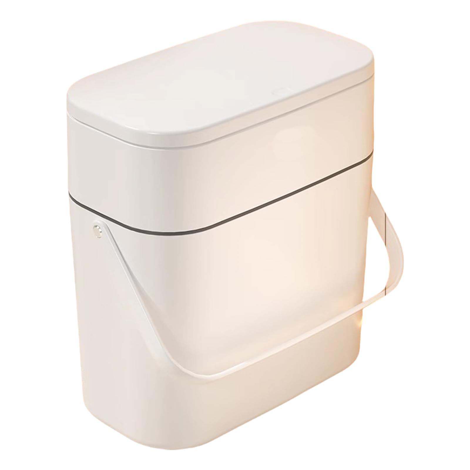 Buxuaaaa Rubbish Bin with Easy Press Functionality Waste Bin Trash Can Perfect for Schools, Offices, and Home Use Lid Garbage