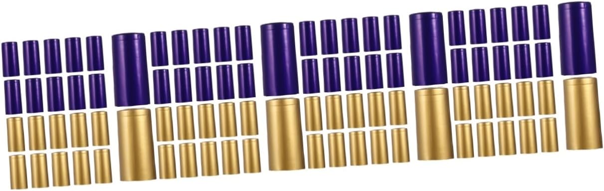 Luxshiny 4sets Wine Resealer Cruise Bottle Caps Wine Bottle Toppers Capsules Stopper 100pcs*4