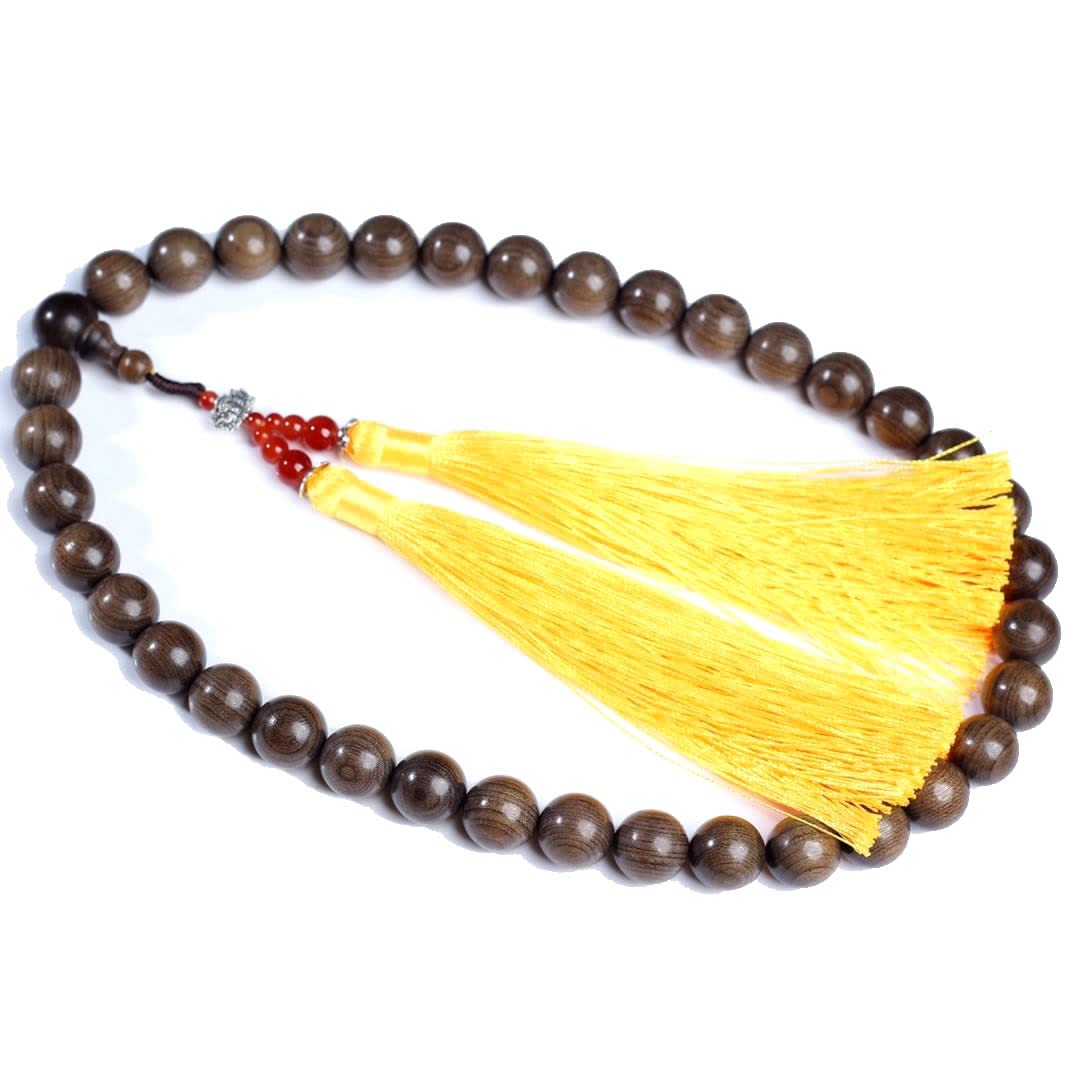Zen DearNatural Wood Play With Car Pendant Inelastic Boutique Bracelet Hand String 15mmx37beads Necklace Wooden Buddha Arts And Crafts