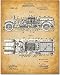 Firetruck - 11x14 Unframed Patent Print - Makes a Great Gift Under $15 for Firefighters