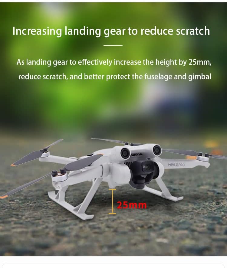 Miniatura 4 de Kit de expansión de flotador de equipo de aterrizaje de agua para dji mini 3 Pro pierna de aterrizaje  barra flotante para aumentar la barra del