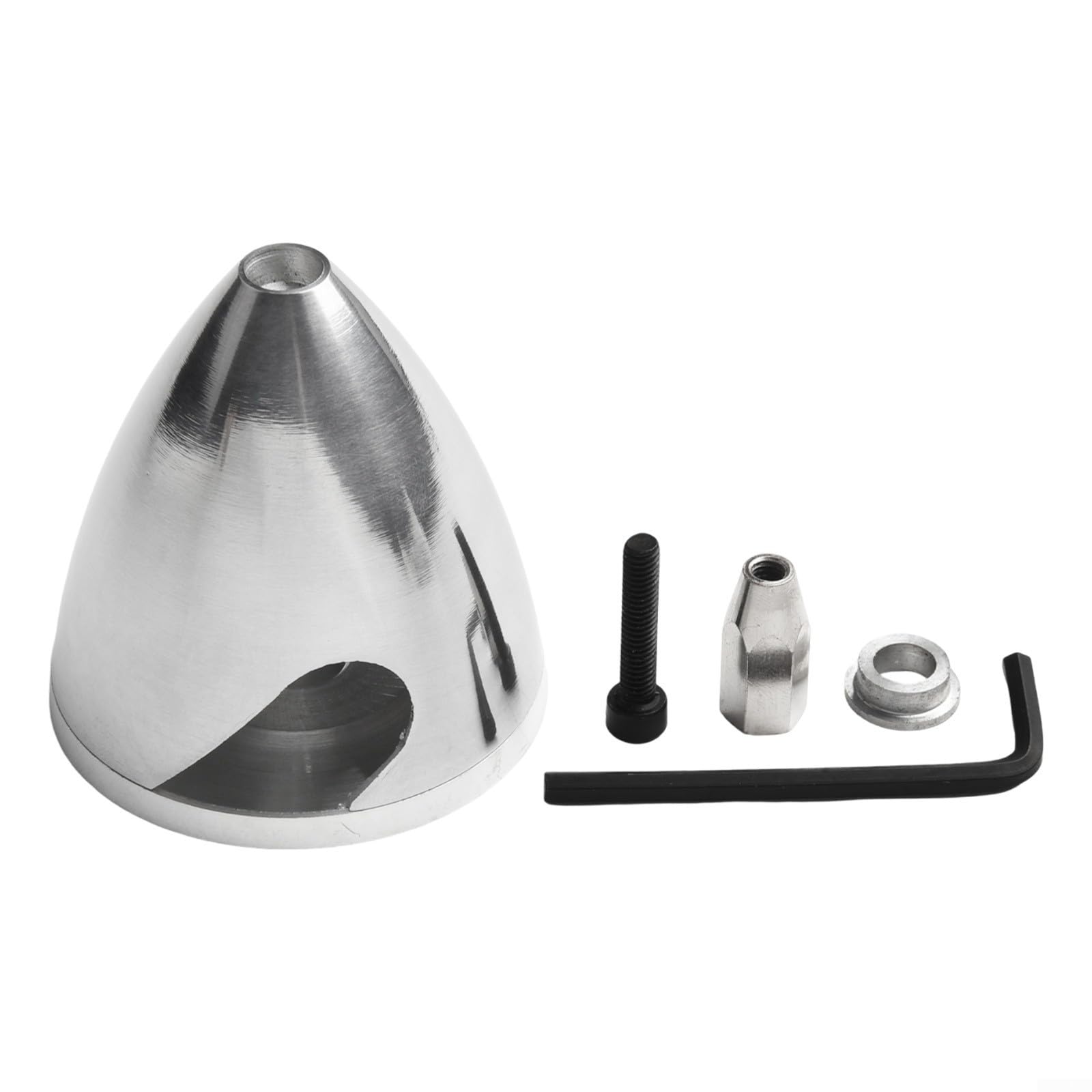 Propeller Blades 2-Blade, Aluminium Alloy Spinner Cone with Metal Cover, Fixed Wing RC Plane Propeller for Model Aircraft Engine(2.0in/51mm)