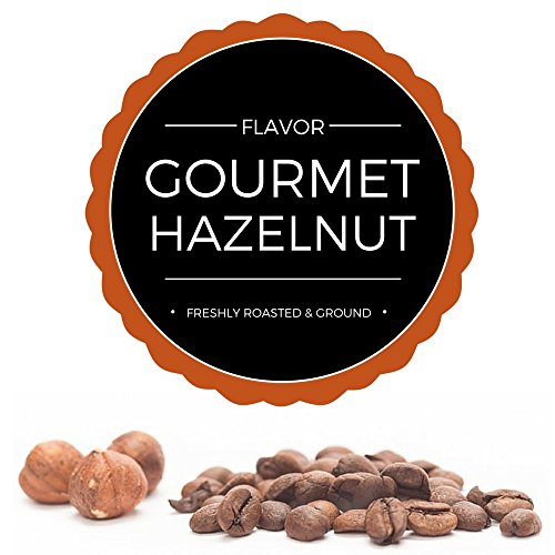 Stone Street Flavored Ground Coffee, Hazelnut Supreme, Freshly Roasted, 100% Colombian Arabica, Gourmet Coffee, Nutty Flavor, Medium Roast, 1 Lb #TOP1