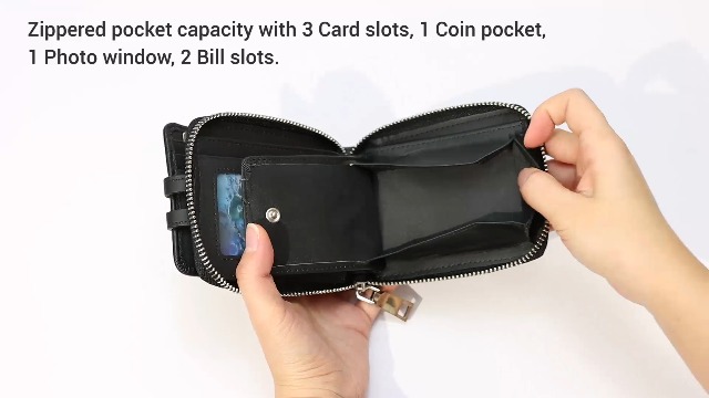 Men's Genuine Leather Bifold Wallet With RFID Blocking & Zipper Coin Pocket - Large Capacity, Coffee Brown