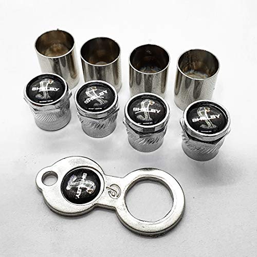 Tampa Bico Valvula Antifurto Capa Cromado - SHELBY COBRA 2