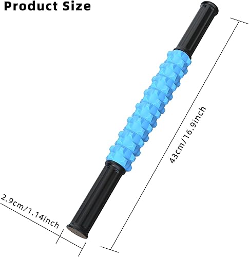 Miniatura 2 de ARGOMAX Barra de masaje, barra de masaje manual, barra de balanceo muscular para aliviar el dolor muscular y reducir el espasmo y la tensión