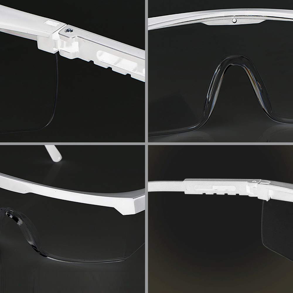 Safety Glasses, 5PCS Adjustable Wide-Vision Protective Glasses, Lightweight Fog-Proof Safety Goggles — Amazon image 5