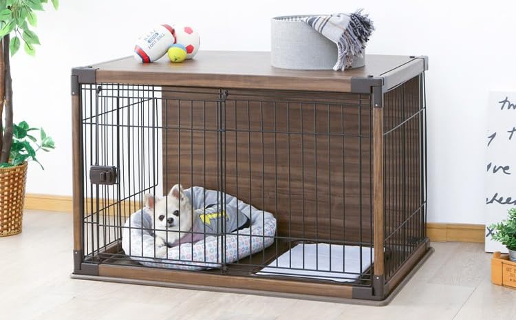 ⭐️北欧風‼️木製 犬用ケージ かわいい 屋根付き ⭐️北欧風‼️木製 犬用ケージ かわいい 屋根付き