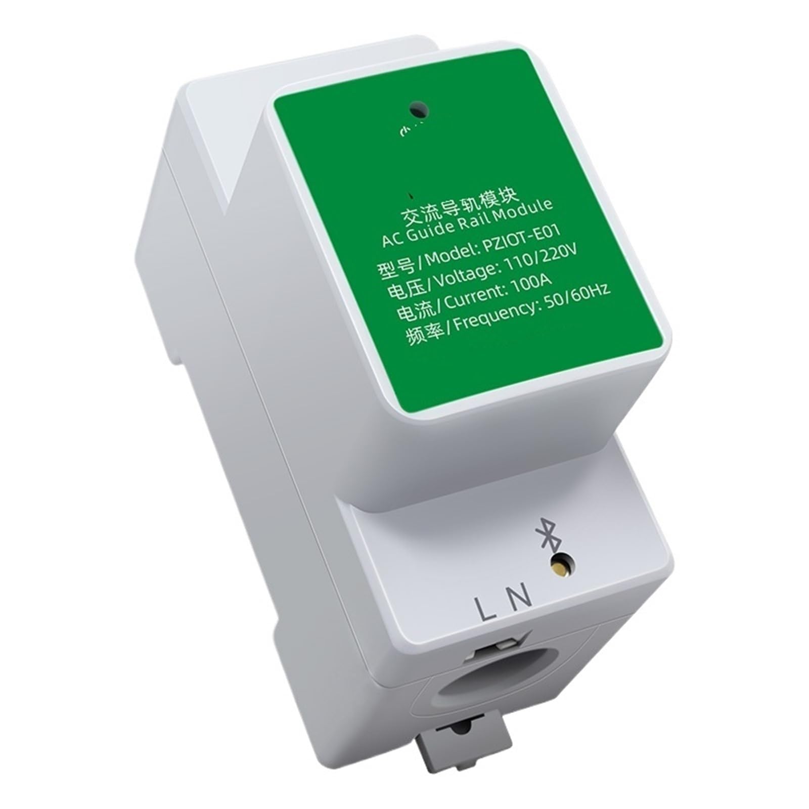 PZIOT-E01 Einphasiger AC-Din-Schienen-WLAN-Smart-kWh-Energiezähler Stromverbrauchszähler Wattmeter Voltmeter Amperemeter