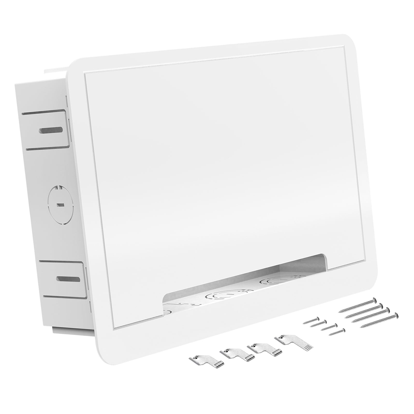 Custodia per prese e reti da incasso Scatola portaoggetti da incasso per home theater da 9 pollici nella scatola multimediale a parete Custodia per cablaggio con struttura a doppio scopo resistente