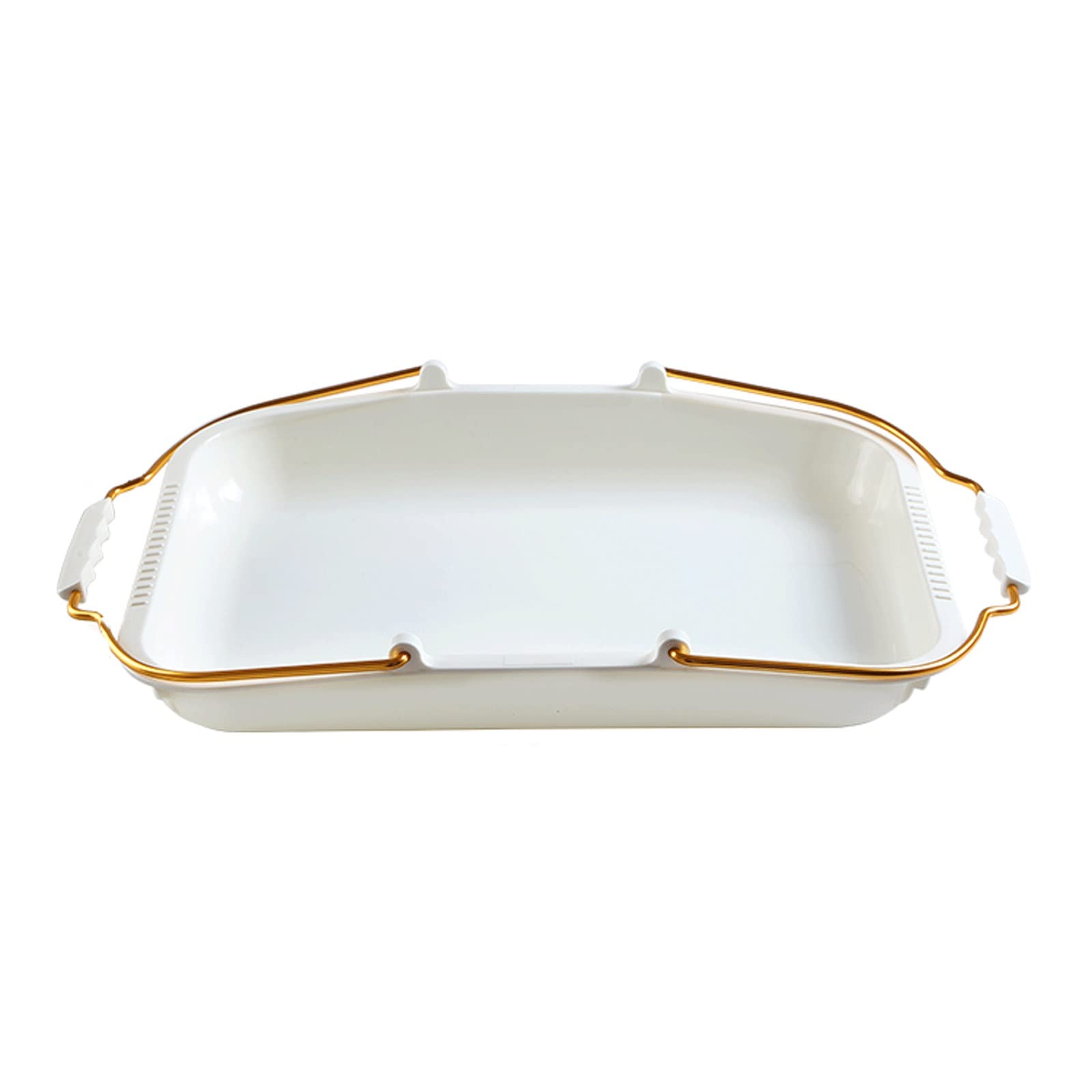 Bandeja para Servir Bandeja de Servir Bandeja Rectangular con Bandeja de Mango Postre de Pan Postre Multiusping Bandeja Bandejas para Servir