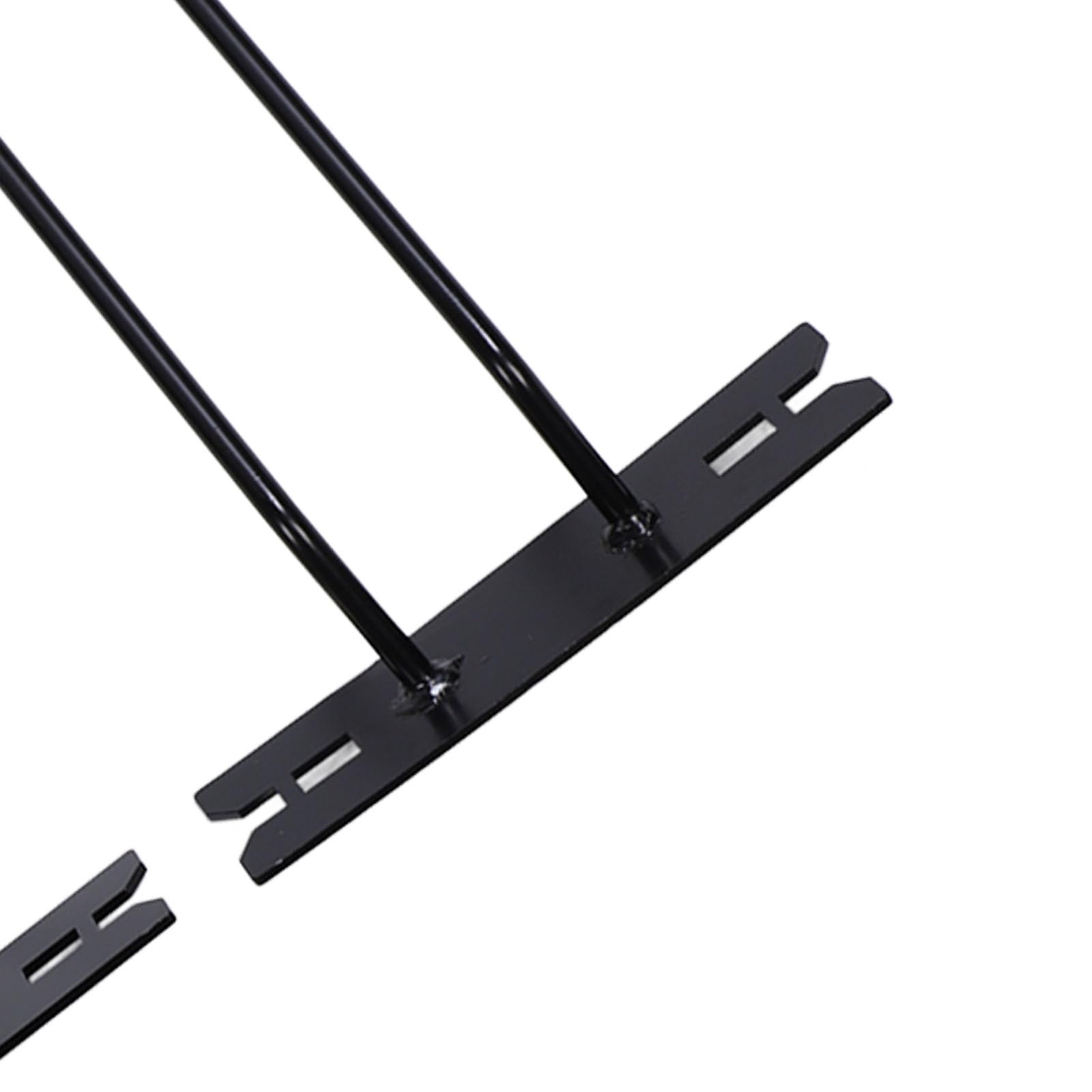Cocoarm Cargo Fahrradträger-Adapter, Metall-Fahrradträger-Rack-Adapter für Cargo-Truck-Gepäckträger, Passend für Bis zu 2,25-Zoll-Reifen, Einfache Montage, Multi-Bike-Passform, für Reisen und den