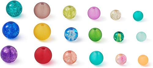 Miniatura 3 de Craftdady - Cuentas sueltas redondas, 3 tallas