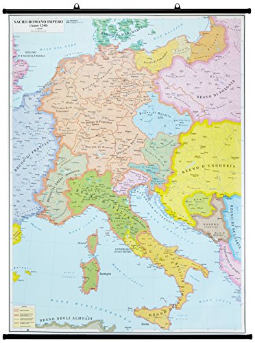 Il Sacro Romano Impero, carta storica