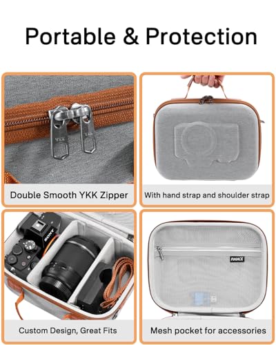 Funda rígida para cámara compatible con Sony Alpha 7 II III IV/7R V miniatura 3