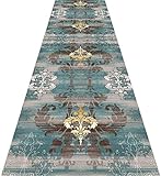 Photo Gallery seso uk - tappeto runner per corridoio scale, elegante per la casa e la casa, 140 x 500 cm, colore: blu Photo Gallery seso uk - tappeto runner per corridoio scale, elegante per la casa e la casa, 140 x 500 cm, colore: blu