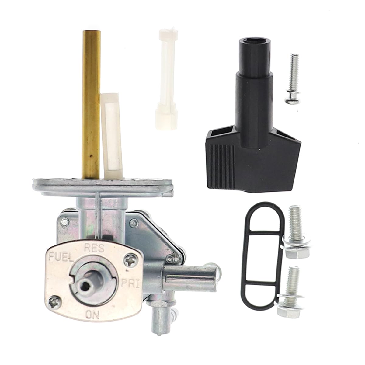 Robinet d'essence compatible avec Suzuki GSF600 GSF1200 Bandit, kit de pièces de rechange en aluminium 44300-26E00 44300-26E01