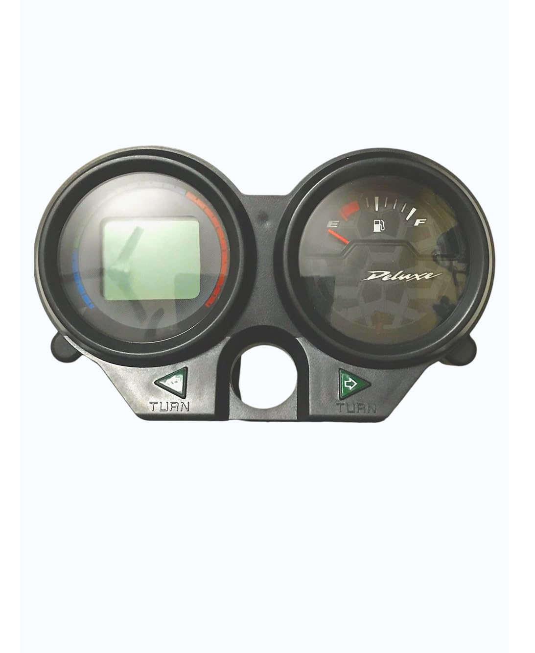 OHITO Motorcycle modified Digital Speedometer Tachometer Liquaid Crystal Instrument Gauge Odometer with Fuel Meter Indicator compatible with HF Deluxe black Side Stand