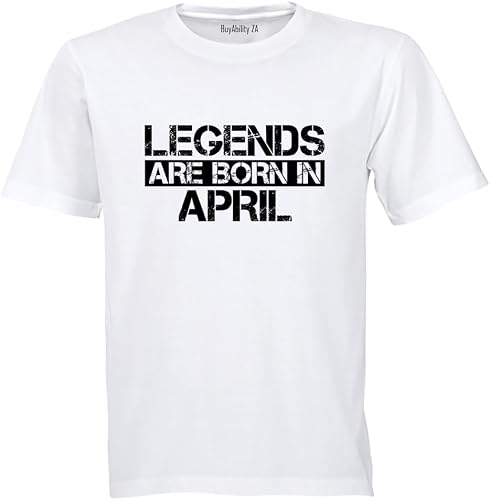 Unisex Legends Are Born in APRIL - Adults - T-Shirt