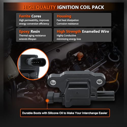 Image of UF413 Ignition Coil Pack for 5.3 V8 Chevy Silverado 1500 2007-2013